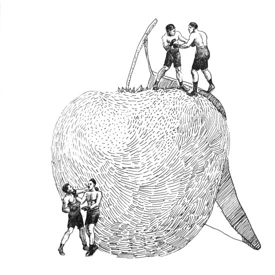 Dans les pommes